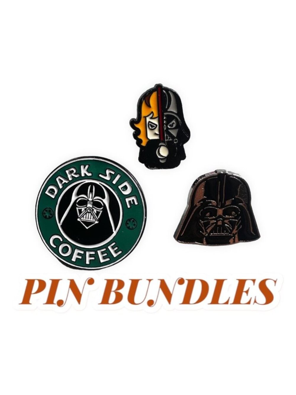 Darth Vader Lapel Pin Star Wars Anakin Brooch Badge Dark Side Coffee Pin Jewelry